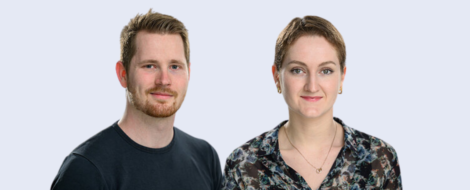 © UKW Collage der freigestellten Porträts von Sebastian Evers und Morgane Paternoster