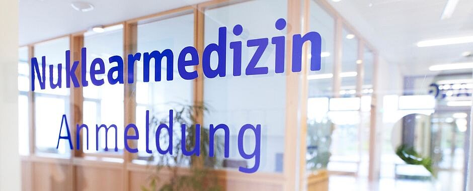 Schilddrüseninfotag © Katrin Heyer / UKW Foto des Anmeldungsbereiches in der Nuklearmedizin.