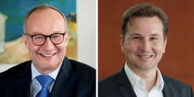 Experten Prof. Dr. Hermann Einsele (links) und Prof. Dr. Dr. Andreas Beilhack 