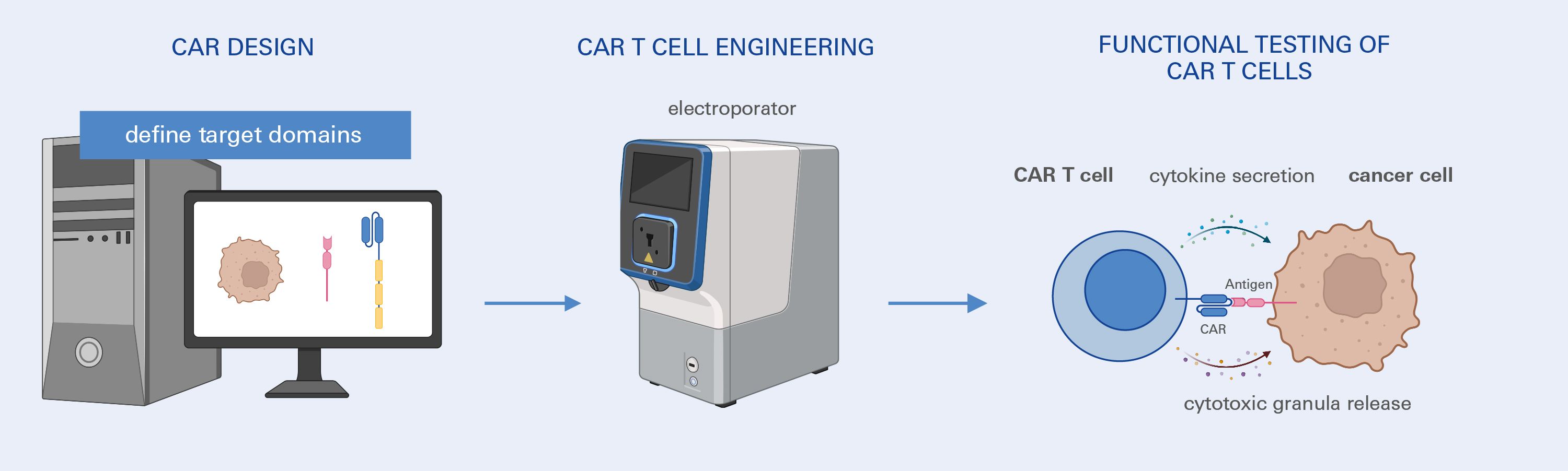 Illustrative figure of the research lab process