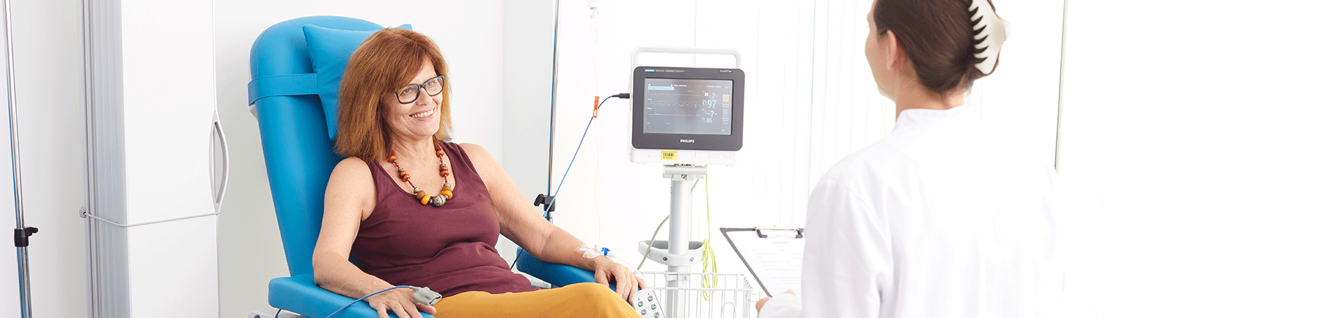 Illustration: Betreuung in der Tagesklinik