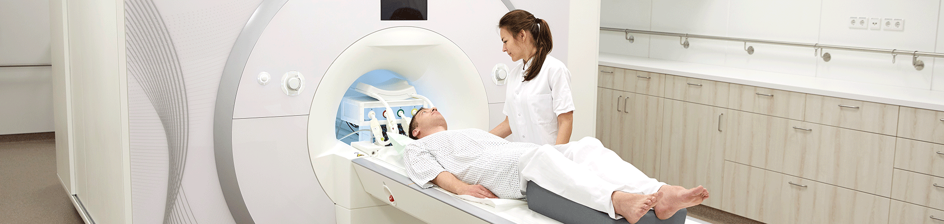 Illustration:Im 7Tesla-MRT