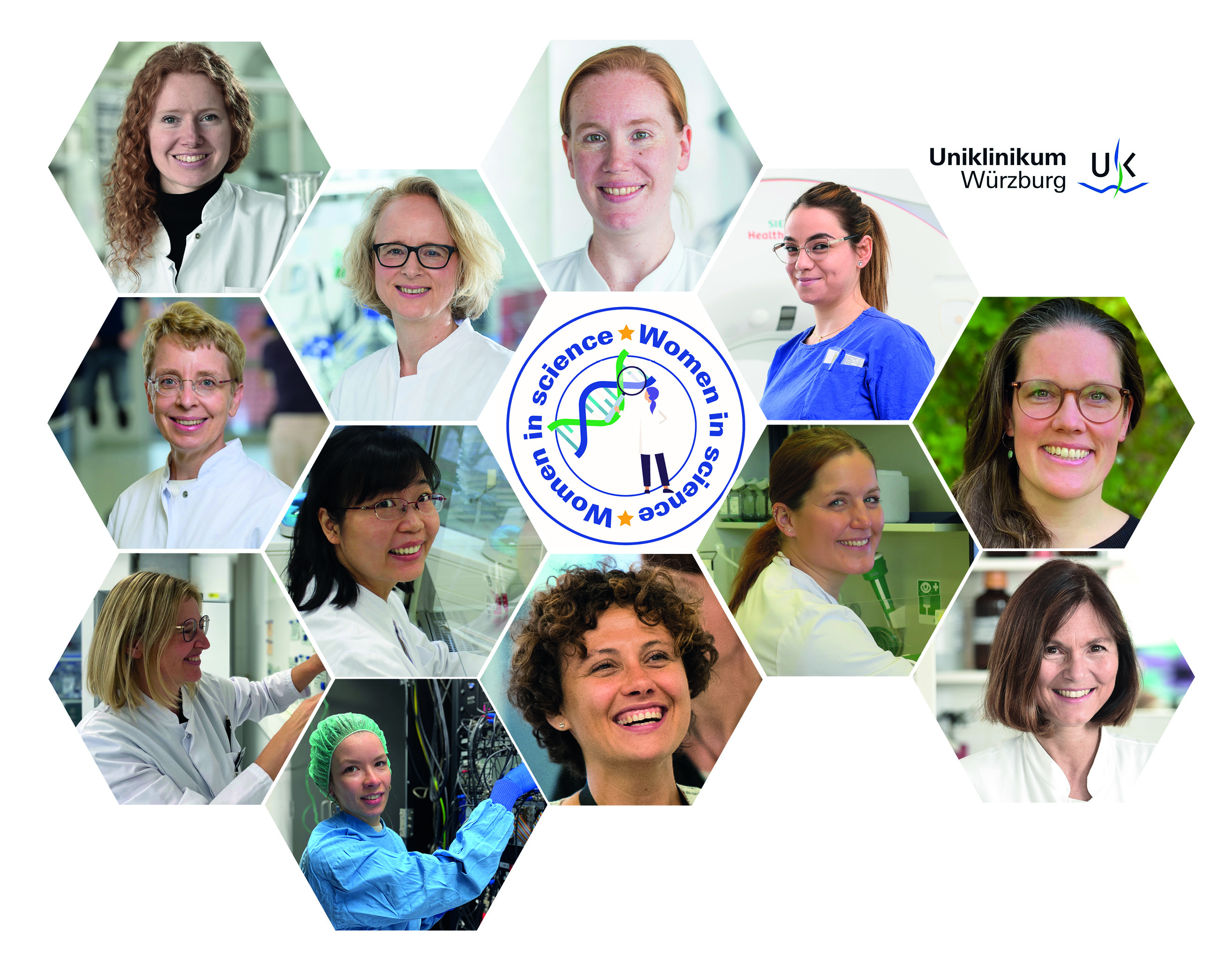 Im ersten Jahr der UKW-Initiative WomenInScience wurden zwölf Forscherinnen porträtiert. 