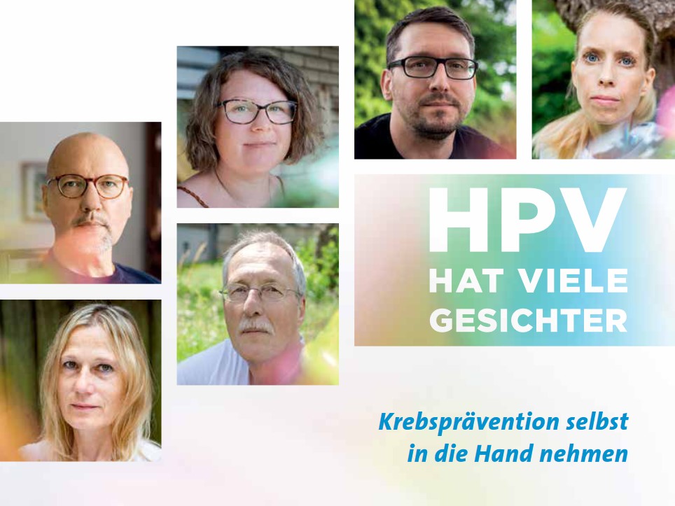 Titelbild Flyer HPV Wanderausstellung