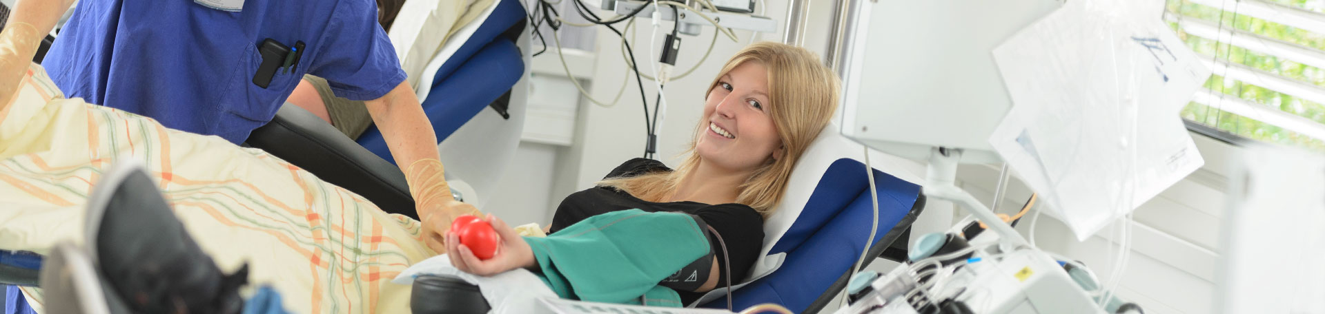 Ausführliche Informationen zu Blut- und Thrombozytenspende am UKW